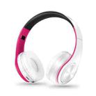 LPT660 Bluetooth Wireless Headset HIFI Stereo Sports Headphones(White+Pink) - 1