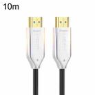 2.0 Version HDMI Fiber Optical Line 4K Ultra High Clear Line Monitor Connecting Cable, Length: 10m(White) - 1