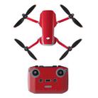 Sunnylife MM2-TZ452 For DJI Mini 2 Waterproof PVC Drone Body + Arm + Remote Control Decorative Protective Stickers Set(Drawing Red) - 1