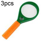 3pcs 3X/4X/6X/8X Elderly Reading Handheld Bifocal HD Magnifier, Specification: 75mm - 1