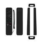 Y56 Voice Remote Silicone Anti-Fall Protective Case For Sony RMF-TX800U/C/P/T/900U(Black) - 1