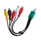 for Samsung 3.5+2.5 to 5RCA Double-head LCD TV AV Cable Component Signal Cable - 1