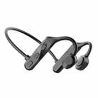 K69 Bluetooth Headset Sound Conduction Binoconic Business Sports Earphone(Black) - 1