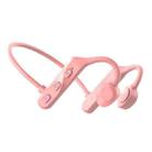 K69 Bluetooth Headset Sound Conduction Binoconic Business Sports Earphone(Pink) - 1