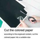 DAJA Carved Color Paper For Ceramic / Glass / Stone / Crystal / Jade(Black) - 4