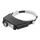 81007-P LED Light Head-Mounted Electronic Repair Tool Magnifying Glass - 1