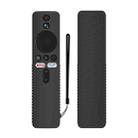 For Xiaomi 4K TV Stick Y48 Remote Control Anti-Drop Silicone Protective Cover(Black) - 1