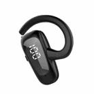 Bone Conduction Concepts Digital Display Stereo Bluetooth Earphones, Style: Single Ear(Black) - 1