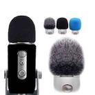 For Blue Yeti Pro Anti-Pop and Windproof Sponge/Fluffy Microphone Cover, Color: Black Hair - 2