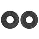 1pair Headphones Sponge Cover for Sony WH-CH500/510/ZX100/330, Spec: Wrinkled Black - 1