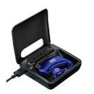 V19S Wireless Bluetooth Headset Digital Display With Charging Bin Mobile Power Function(Blue) - 1
