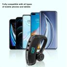 V19S Wireless Bluetooth Headset Digital Display With Charging Bin Mobile Power Function(Blue) - 3