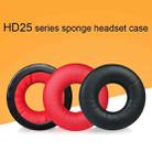 1pair Headset Sponge Cover for Sennheiser HD25-1II/25/25SP/25SP-II, Color: Black Wrinkled - 3