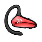 YX02 With Digital Display Hanging Ear Bone Conduction Bluetooth Headset(Red) - 1