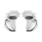 For Meta Quest 2  VR Touch Controller Protective Cover Handle Sleeve(White) - 1