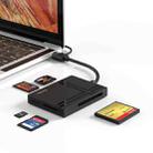 Blueendless C5U3 Type-C/USB-C 5-In-1 CF/XD/TF/SD/MS Card Reader(5 In 2) - 2