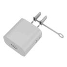 For Apple Series 18W&20W AC01 Charger Silicone Protective Cover(Grey) - 1