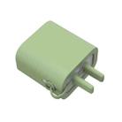 For Apple Series 18W&20W AC01 Charger Silicone Protective Cover(Matcha Green) - 1
