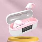 X999 Mini Wireless Noise Reduction With Digital Display Charging Bin Bluetooth Earphone(Pink) - 1