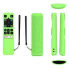 For TCL RC802V FMR1 FNR1 Y40 TV Remote Control Anti-Drop Silicone Protective Case(Luminous Green) - 1
