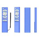For Samsung Smartone3 TM1990C BN59-01357 Y34 Remote Control Silicone Cover(Luminous Blue) - 1