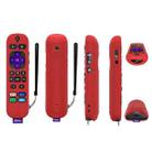 For TCL Roku Voice Remote Pro Y30 Remote Control Shockproof Silicone Protective Case(Red) - 1