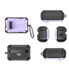 For Sony WF-1000XM4 D4 Bluetooth Earphones Anti-Drop Silicone Protective Case(Purple) - 1