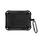 For Sony LinkBuds S (WFLS900N/B) D8 Waterproof and Anti-drop Bluetooth Earphone Case(Black) - 1