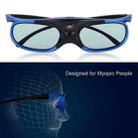 JX30-T Active Shutter 3D Glasses Support 96HZ-144HZ for DLP-LINK Projection X5/Z6/H2(Blue) - 7