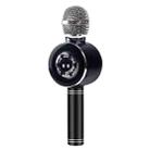 WS-669 Multifunctional RGB Light Effect Wireless Bluetooth Microphone with Audio Function(Black) - 1