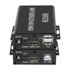 BW-HKE60A HDMI 60m KVM With USB Extender Support POE Single-End Power Supply With US Plug(Black) - 1