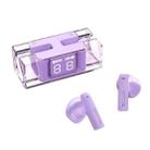 E90 Bluetooth 5.3 Earphone Wireless TWS Transparent Compartment Game Earphone(Purple) - 1