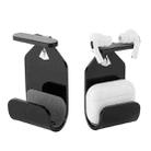 For AirPods Pro Headphone Storage Bracket Magnetic Suction Acrylic Mount(Black) - 1