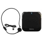 Rolton K400 Mini Audio Speaker Megaphone Voice Amplifier  Support FM Radio TF MP3(Black) - 1