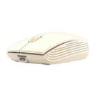 811 3 Keys Laptop Mini Wireless Mouse Portable Optical Mouse, Spec: Charging Version (Beige) - 1