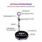 68cm RGB Fill Light Photo Booth Turning Led Camera Photo Spin Stand With Flight Case - 5