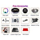 68cm RGB Fill Light Photo Booth Turning Led Camera Photo Spin Stand With Flight Case - 7