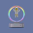 Y-558 Magnetic Levitation Astronaut TWS Bluetooth Speaker With RGB Light,Style: Golden Basic  - 1