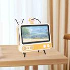 MHT736 No Light Retro TV Shape Phone Stand Desktop Lazy Stand, Color Random Delivery - 1