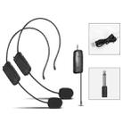 One For Two UHF Wireless Headset Microphone Lavalier Headset Amplifier - 1