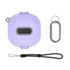D10 For Samsung Galaxy Buds Live/Buds Pro/Buds 2 Shockproof Earphone Protective Cover Conjoined Switch(Purple) - 1