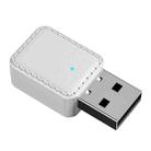 RX-TX-413 USB Bluetooth Receiving Launch 2 In 1 Adapter(White) - 1