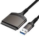 Aluminum Easy Drive Line USB3.0 To SATA Hard Disk Data Cable Supports 2.5 Inch SATA 22P, Length: 20cm - 1