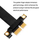 PCI-E 3.0 1X 180-degree Graphics Card Wireless Network Card Adapter Block Extension Cable, Length: 10cm - 3