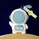 6052 Cartoon Space Man Fan With Lanyard Portable Mini USB Charging Handheld Fan(Light Blue) - 1