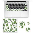 for Macbook Air 13.3 inch 5pcs Laptop Keyboard PVC Sticker(Leaves) - 1