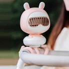 F62 USB Stroller Fan Outdoor Children Handheld Mute Shaking Octopus Fan(Pink) - 1
