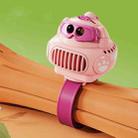 Cartoon Dinosaur Watch Fan Projection USB Student Wrist Leafless Mini Fan(Pink) - 1