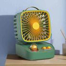 ICARER FAMILY F12 Desktop Shaking Head Silent Portable Aromatherapy Air Conditioning Fan(Green) - 1