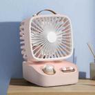 ICARER FAMILY F12 Desktop Shaking Head Silent Portable Aromatherapy Air Conditioning Fan(Pink) - 1